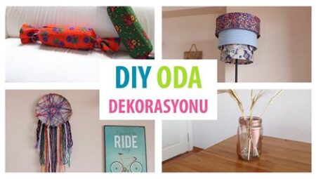 DIY Projeleri ile Oda Dekorasyonu Nasıl Yapılır?