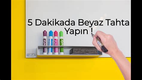 Kendi Beyaz Tahta Panonuzu Nasıl Yaparsınız?